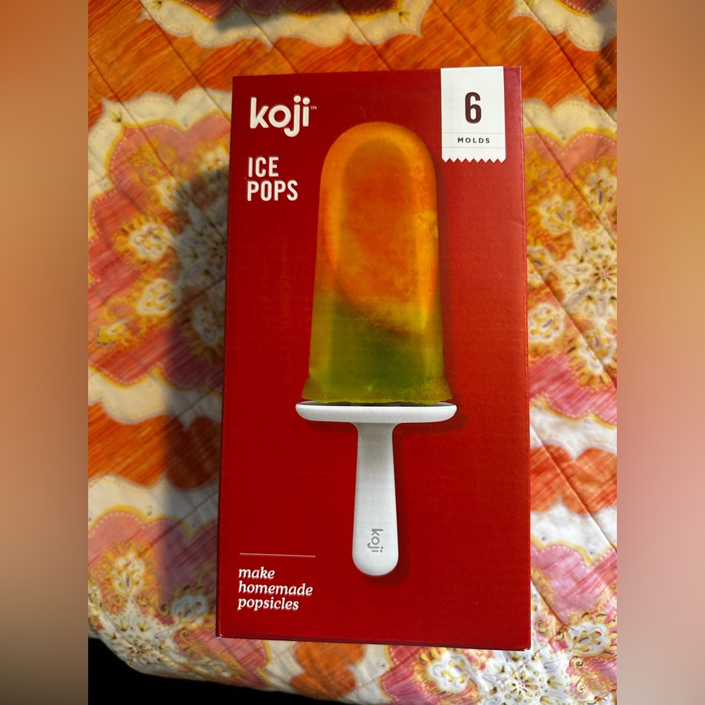 🍧 Koji Ice Pop Mold Set 6pc Homemade Popsicle Maker NWT